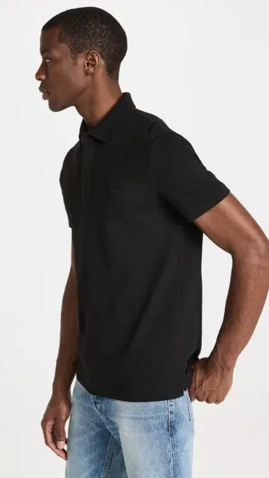 Lacoste Stretch Cotton Paris Polo Noir | Thumbnail 4