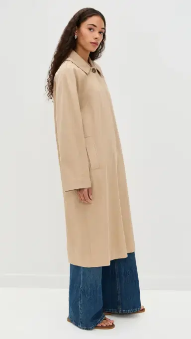 Jenni Kayne Leo Trench Coat Dark Khaki L | Thumbnail 4 Jenni Kayne Leo Trench Coat Dark Khaki L | Thumbnail 4