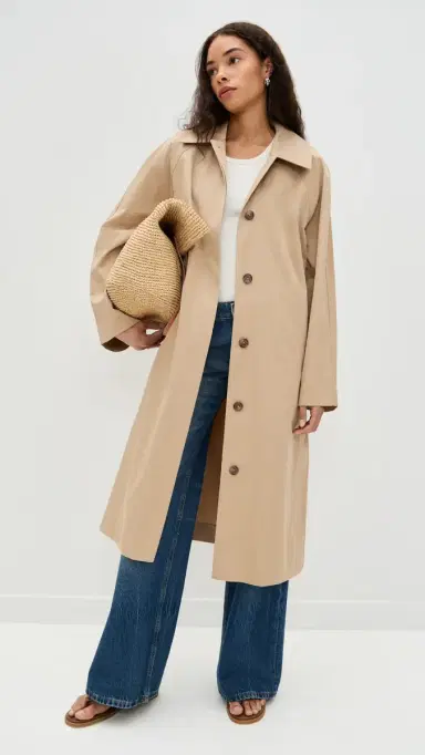 Jenni Kayne Leo Trench Coat Dark Khaki L | Thumbnail 5 Jenni Kayne Leo Trench Coat Dark Khaki L | Thumbnail 5