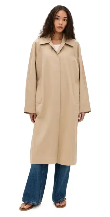 Jenni Kayne Leo Trench Coat Dark Khaki L | Thumbnail 1 Jenni Kayne Leo Trench Coat Dark Khaki L | Thumbnail 1