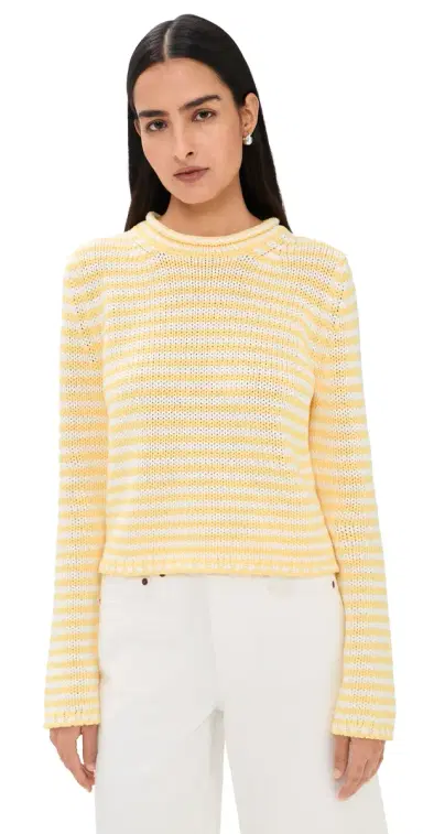 La Ligne Fine Stripe Mini Marina Sweater | Thumbnail 1