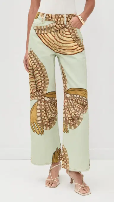 Ulla Johnson Willow Jeans Water Blossoms 26 | Thumbnail 2