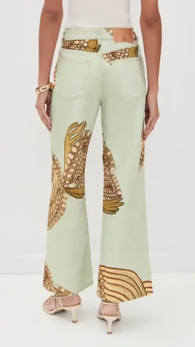 Ulla Johnson Willow Jeans Water Blossoms 26 | Thumbnail 3
