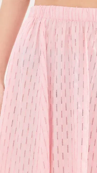 LE BOP Martha Eyelet Skirt Pink | Thumbnail 6