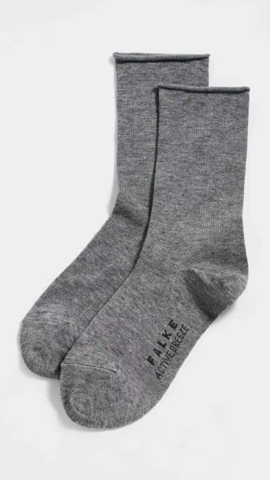 FALKE Active Breeze Roll Top Socks Grey Malange 39-42 | Thumbnail 2