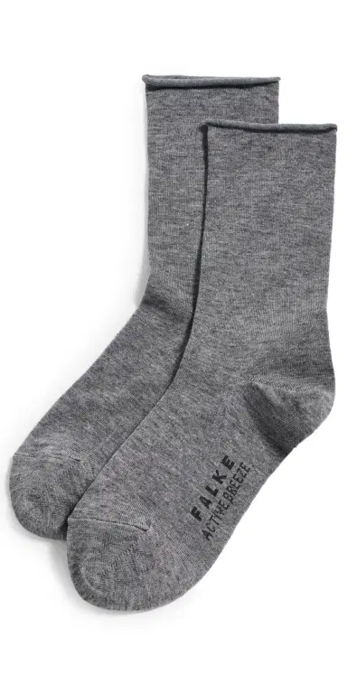FALKE Active Breeze Roll Top Socks Grey Malange 39-42 | Thumbnail 1