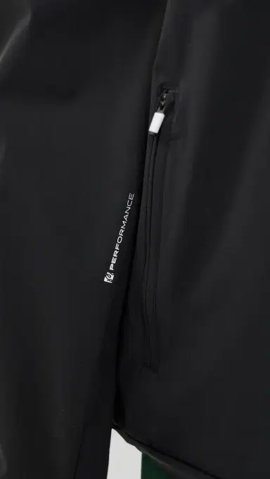 Malbon Performance Quarter Zip Shell Pullover Black | Thumbnail 6