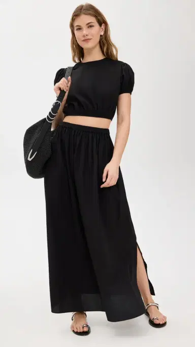 Playa Lucila Maxi Skirt Black | Thumbnail 5