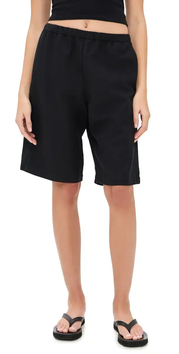 Twill Bermuda Shorts Black