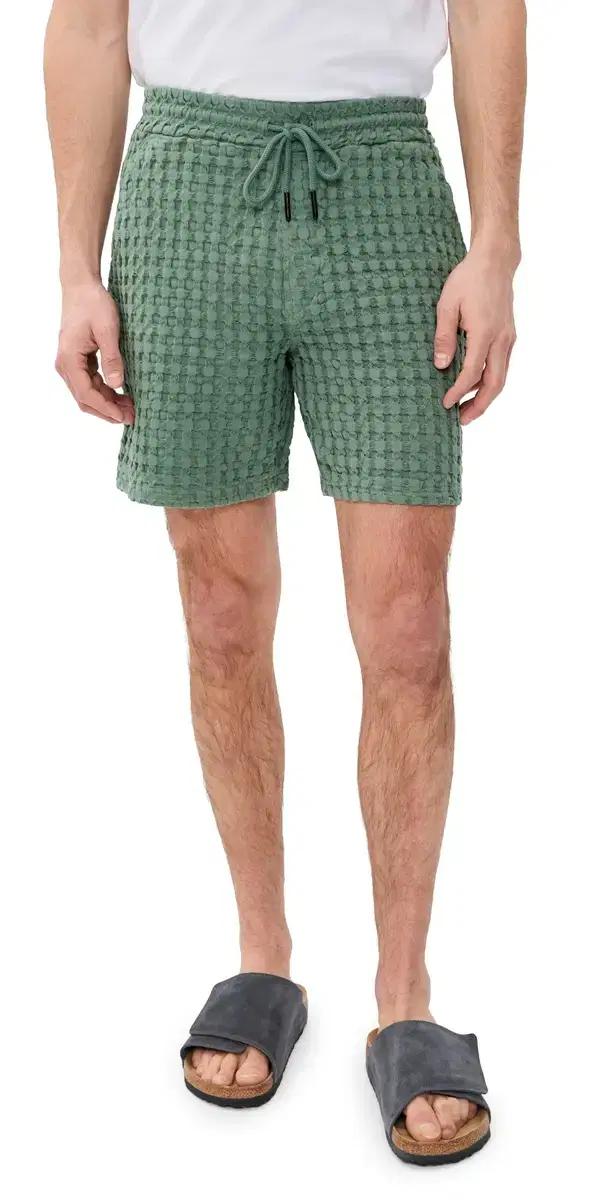 Waffle Porto Shorts 7 Green