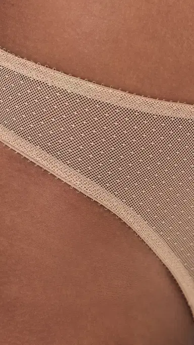 Skarlett Blue Jolie Lacy Thong Panties 3 Pack Black/White/Nylon | Thumbnail 5 Skarlett Blue Jolie Lacy Thong Panties 3 Pack Black/White/Nylon | Thumbnail 5