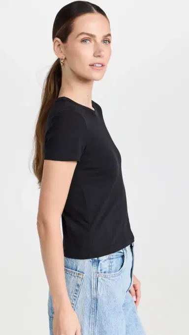 SLVRLAKE Baby Tee Raven Raven | Thumbnail 4 SLVRLAKE Baby Tee Raven Raven | Thumbnail 4