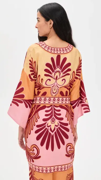 FARM Rio Arabesc Soft Yellow Kimono Arabesc Soft Yellow | Thumbnail 3