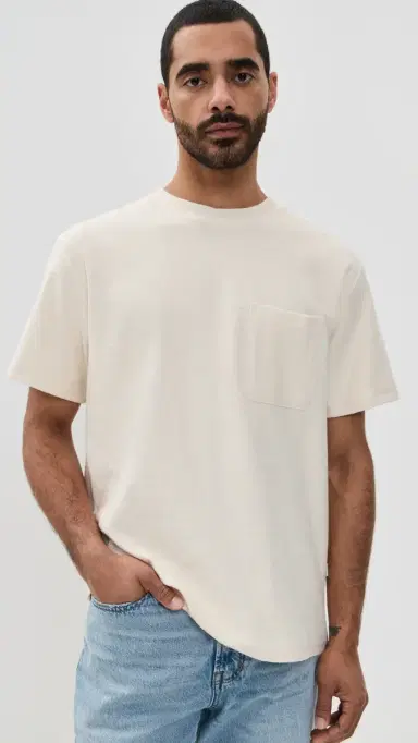 Rhythm Vintage Terry T-Shirt Natural | Thumbnail 2