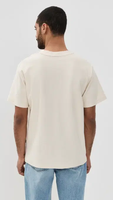 Rhythm Vintage Terry T-Shirt Natural | Thumbnail 3