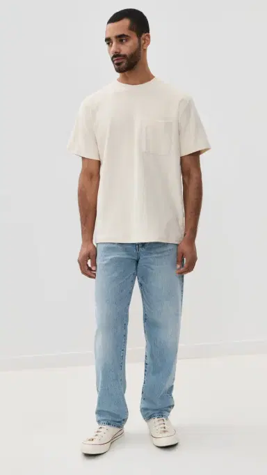 Rhythm Vintage Terry T-Shirt Natural | Thumbnail 5