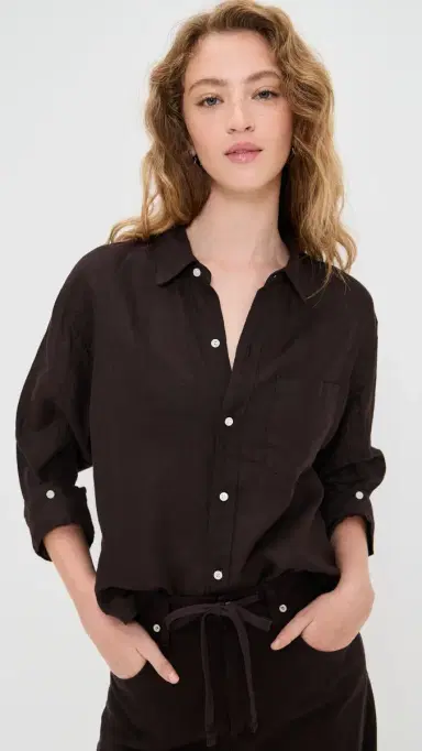 Citizens of Humanity Kayla Shrunken Shirt | Thumbnail 2 Citizens of Humanity Kayla Shrunken Shirt | Thumbnail 2