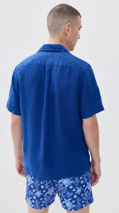 Vilebrequin Charli Linen Camp hirt Marrakech | Thumbnail 3 Vilebrequin Charli Linen Camp hirt Marrakech | Thumbnail 3