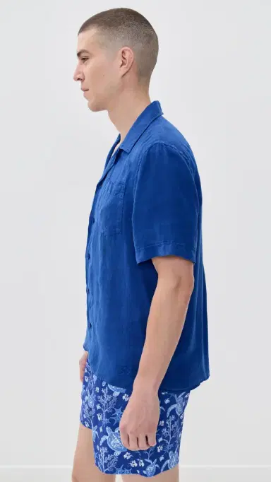 Vilebrequin Charli Linen Camp hirt Marrakech | Thumbnail 4 Vilebrequin Charli Linen Camp hirt Marrakech | Thumbnail 4