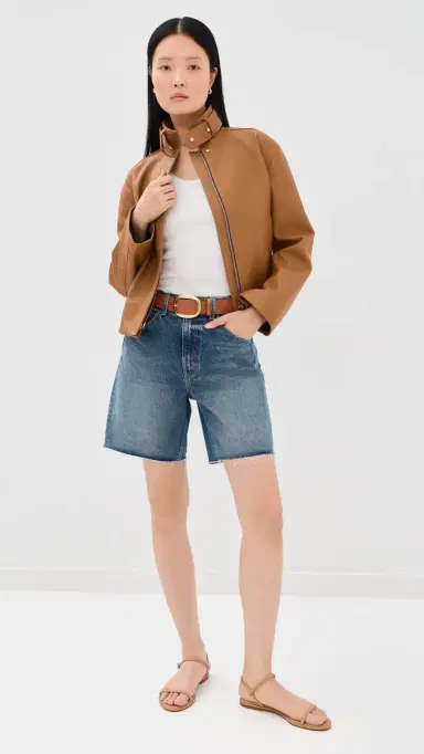 Nili Lotan Russel Denim Shorts Rosebowl Wash | Thumbnail 5 Nili Lotan Russel Denim Shorts Rosebowl Wash | Thumbnail 5
