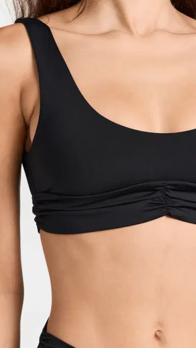 Riot Swim Pico Bikini Top Black | Thumbnail 6