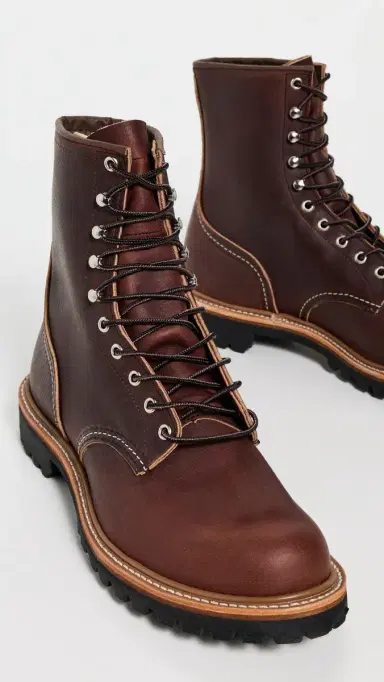 Red Wing Logger Oil Slick Leather Boots | Thumbnail 4