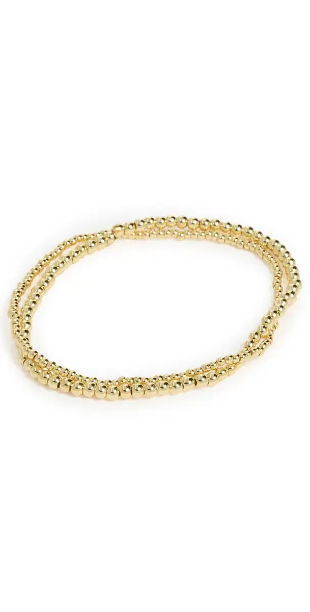 Gorjana Poppy Bracelet Set Gold One Size