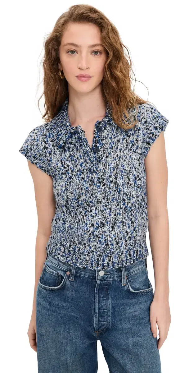 ALIGNE Lexi Nep Polo Blue Mix