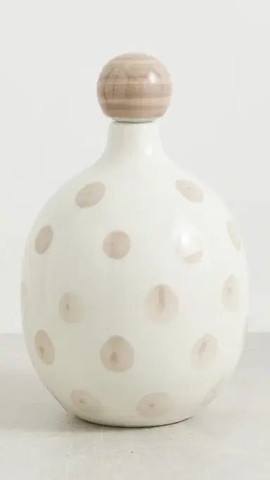Zafferano Lido Ceramic Bottle Sand Dots One Size | Thumbnail 2 Zafferano Lido Ceramic Bottle Sand Dots One Size | Thumbnail 2