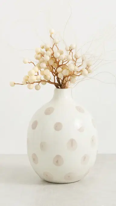 Zafferano Lido Ceramic Bottle Sand Dots One Size | Thumbnail 3 Zafferano Lido Ceramic Bottle Sand Dots One Size | Thumbnail 3