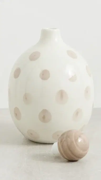 Zafferano Lido Ceramic Bottle Sand Dots One Size | Thumbnail 4 Zafferano Lido Ceramic Bottle Sand Dots One Size | Thumbnail 4