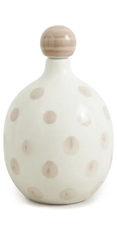 Zafferano Lido Ceramic Bottle Sand Dots One Size | Thumbnail 1 Zafferano Lido Ceramic Bottle Sand Dots One Size | Thumbnail 1