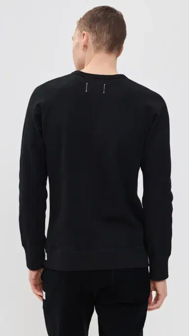 REIGNING CHAMP Mid-weight Terry Slim Crew Neck Black M | Thumbnail 3