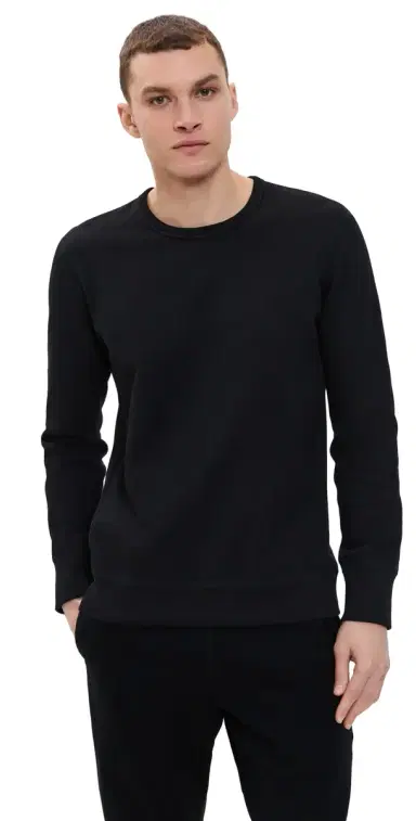 REIGNING CHAMP Mid-weight Terry Slim Crew Neck Black M | Thumbnail 1