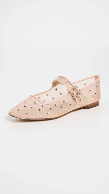 Sam Edelman Michaela Mesh Ballet Flats Vintage Pink 7 | Thumbnail 2