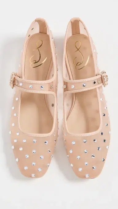 Sam Edelman Michaela Mesh Ballet Flats Vintage Pink 7 | Thumbnail 5
