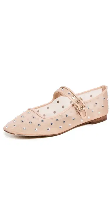 Sam Edelman Michaela Mesh Ballet Flats Vintage Pink 7 | Thumbnail 1