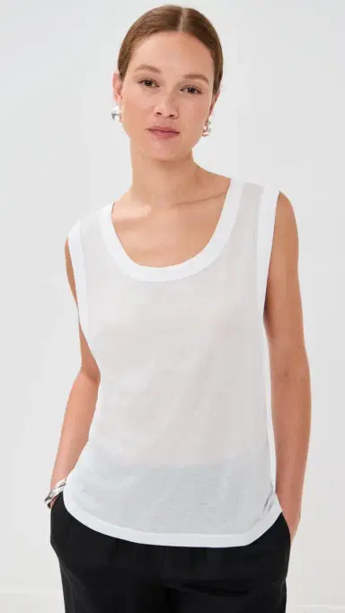 Co Jersey Tank Top Ivory M | Thumbnail 2 Co Jersey Tank Top Ivory M | Thumbnail 2