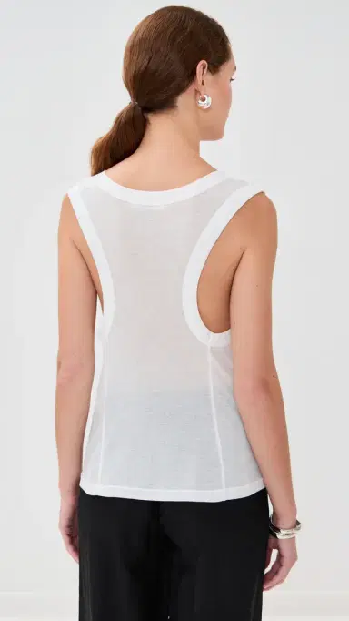 Co Jersey Tank Top Ivory M | Thumbnail 3 Co Jersey Tank Top Ivory M | Thumbnail 3