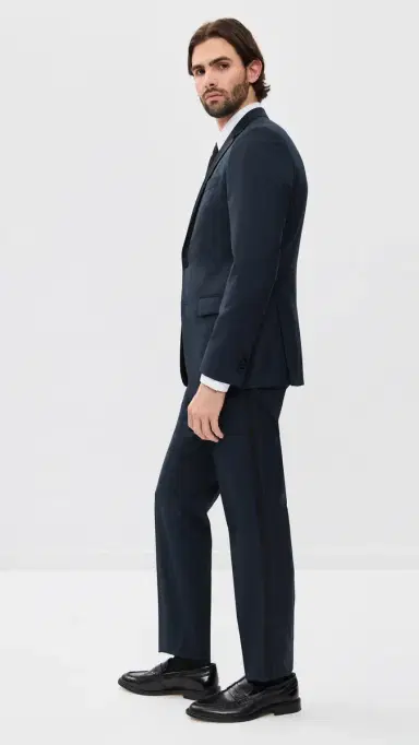 BOSS Hugo Two Piece Tuxedo Dark Blue 48R | Thumbnail 4