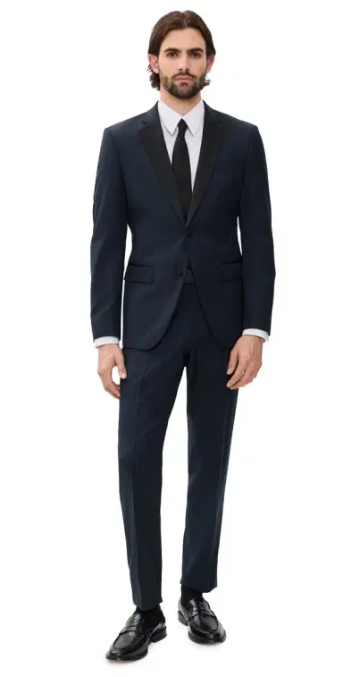 BOSS Hugo Two Piece Tuxedo Dark Blue 48R | Thumbnail 1