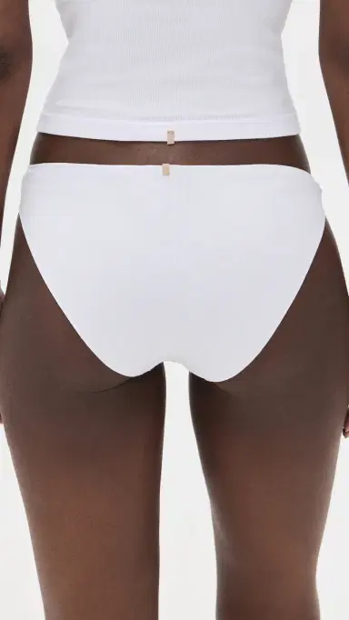 Lunya Seamless Modal Bikini Sincere White | Thumbnail 3
