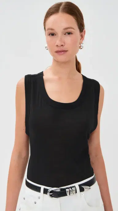 Co Jersey Tank Top Black L | Thumbnail 2