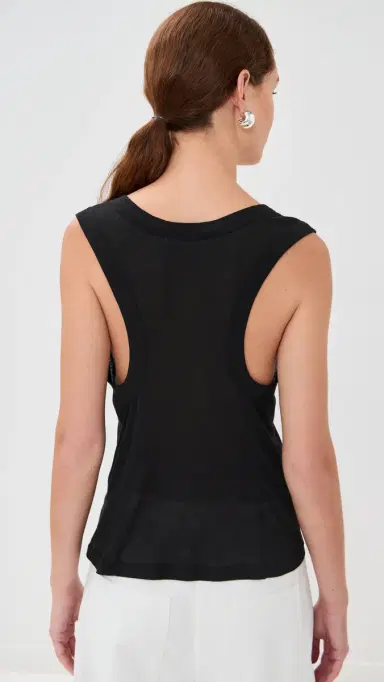 Co Jersey Tank Top Black L | Thumbnail 3