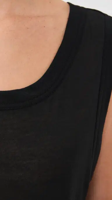 Co Jersey Tank Top Black L | Thumbnail 6