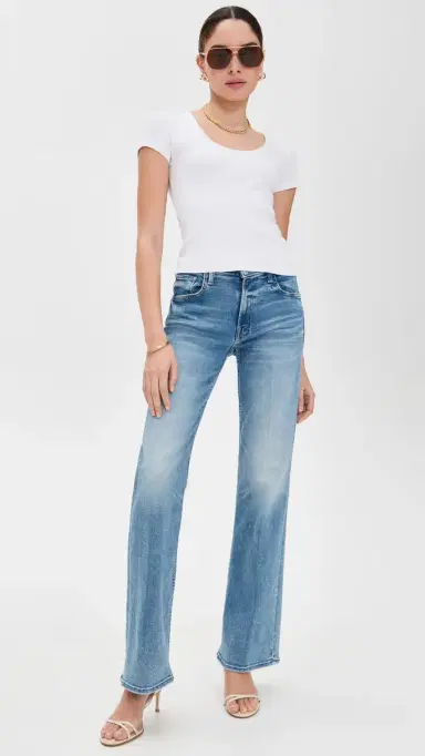 L'AGENCE Brynlee Short Sleeve Scoop Neck Tee White | Thumbnail 5 L'AGENCE Brynlee Short Sleeve Scoop Neck Tee White | Thumbnail 5