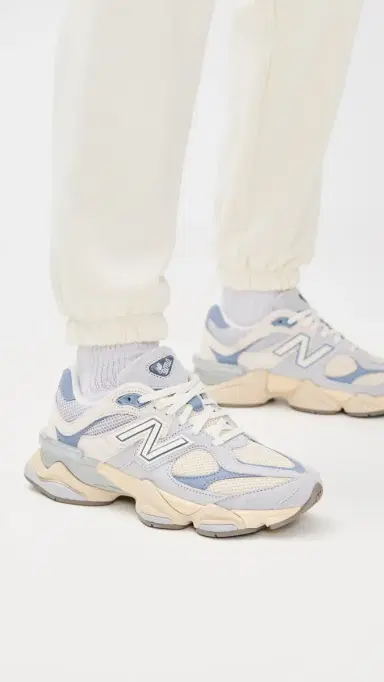 New Balance 9060 Sneakers Grey Beige | Thumbnail 3