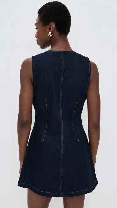 Retrofête Hanna Dress Indigo Rinse | Thumbnail 3 Retrofête Hanna Dress Indigo Rinse | Thumbnail 3