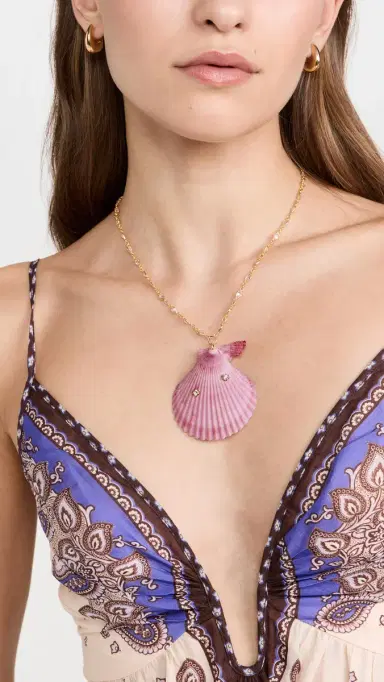 Brinker + Eliza On Holiday Necklace Lilac | Thumbnail 4 Brinker + Eliza On Holiday Necklace Lilac | Thumbnail 4