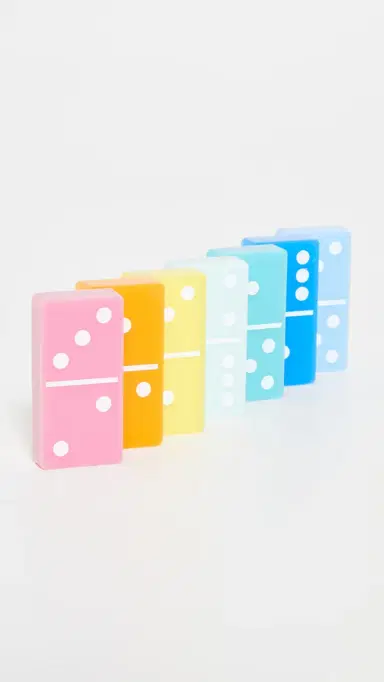 Tizo Design Tizo Lucite Multi Color Domino Set Multi | Thumbnail 3 Tizo Design Tizo Lucite Multi Color Domino Set Multi | Thumbnail 3